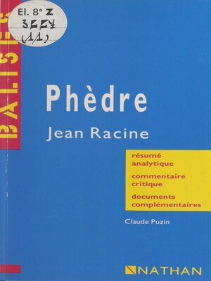 cover image of Phèdre